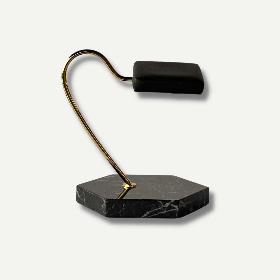 Single Watch Stand Black & Gold